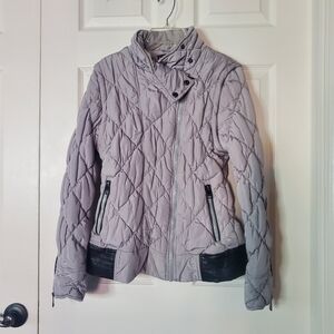 Marc New York Performance Convertible Jacket Quilted Small Winter Vacation Zip